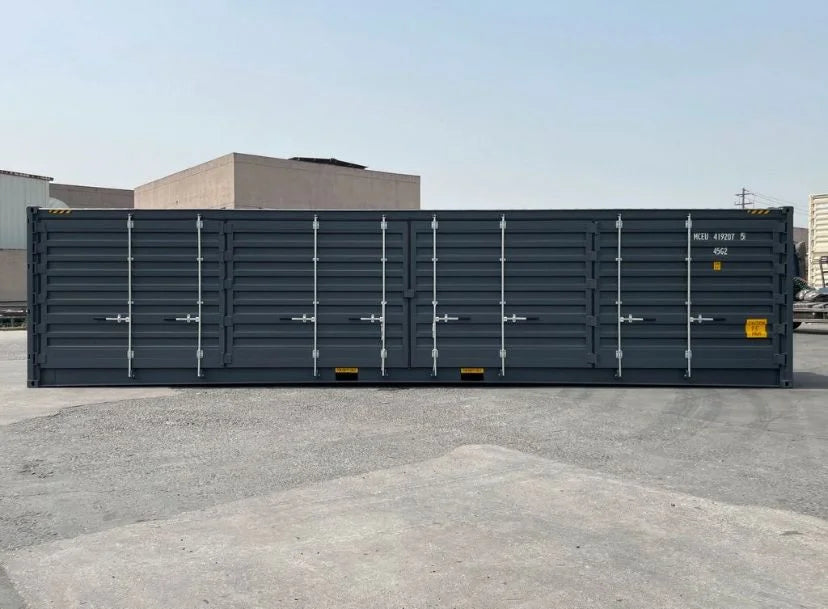 Contenedor Open Side (OS) 40 pies – Nuevo gris