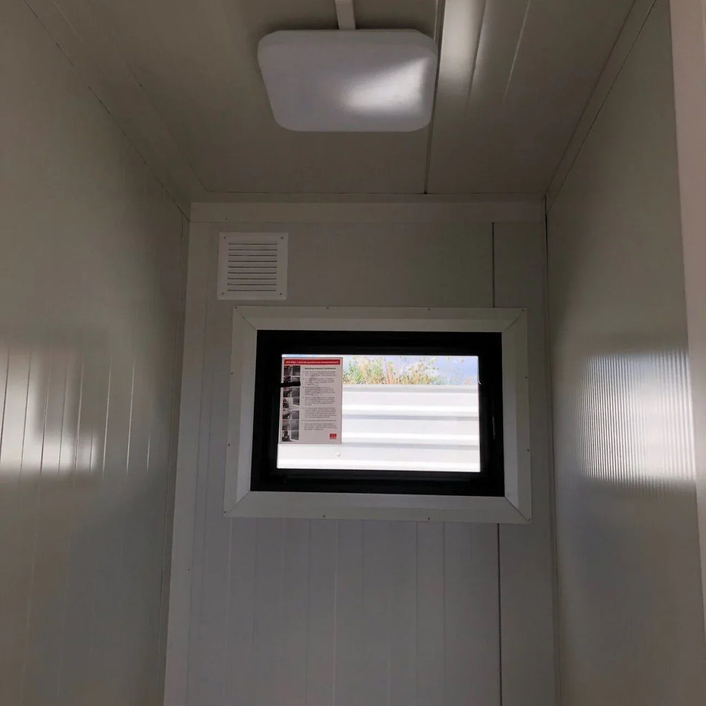 Contenedor sanitario de panel sándwich 6,00 × 3,00 m