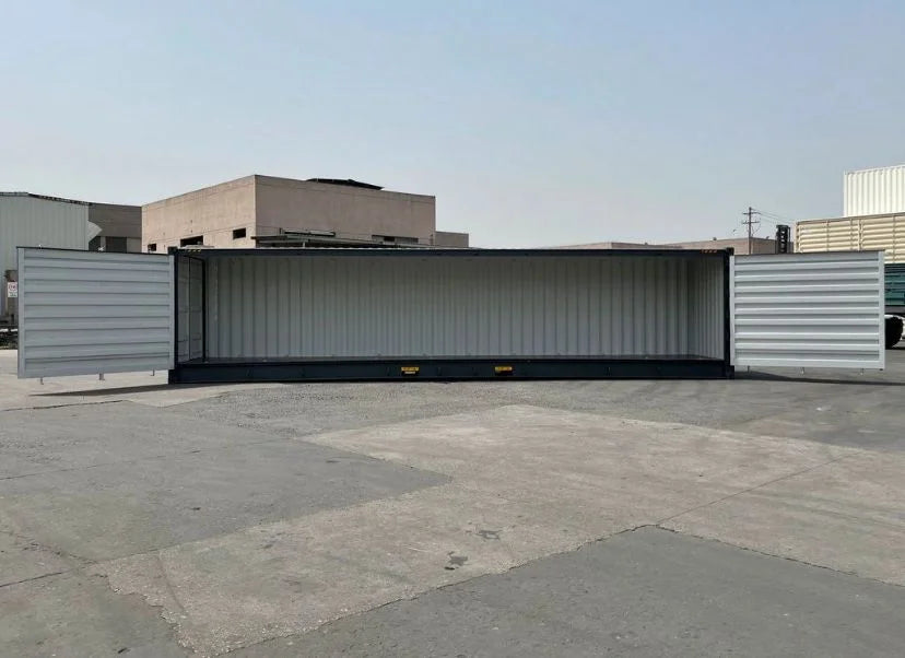 Contenedor Open Side (OS) 40 pies – Nuevo gris