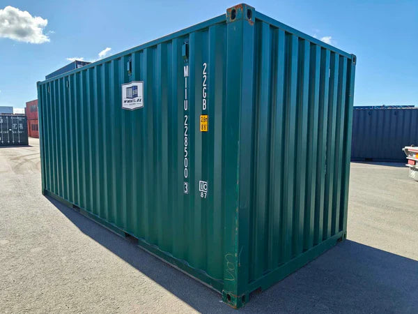 Contenedor usado de 20 pies verde